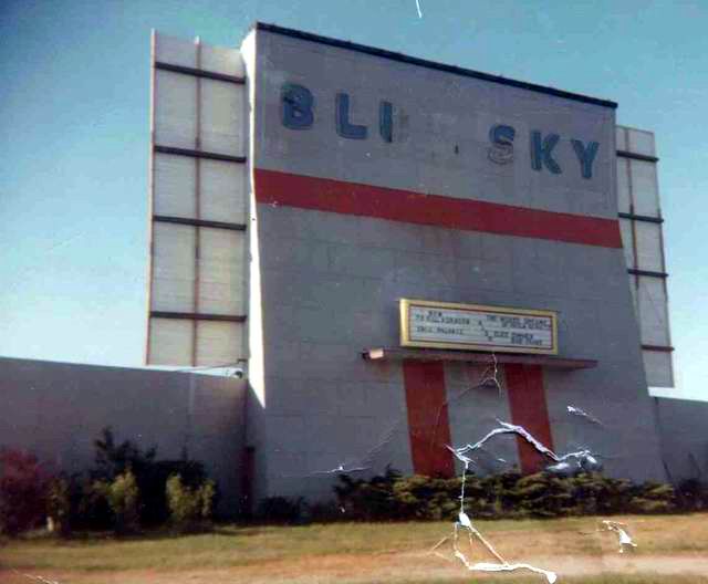 Blue Sky Drive-In Theatre - LATE 1960S SHOT FROM LINDA HUGHES